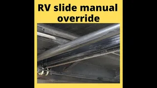 Manual override of a lippert slide out