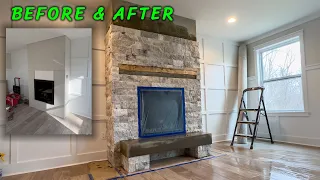 Awesome Fireplace Transformation!