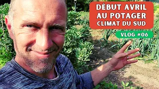 Au potager - Début avril 2024