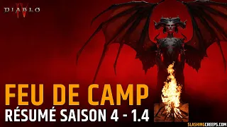 Résumé du feu de camp Saison 4 Diablo 4 Patch 1.4, toutes les infos importantes pour le 14 mai !