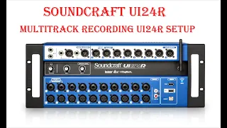 #soundcraft digitalmixer Soundcraft UI24r  Multitrack Recording UI24r Setup UI24 Digital Mixer