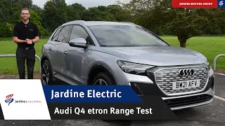 Audi Q4 e-tron Range Test | Jardine Electric | Jardine Motors Group