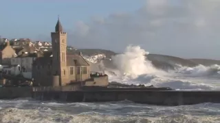 Porthleven Winter Storm Swell