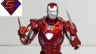 Iron Man 3 Comicave Studios Mark XXXIII Silver Centurion 1/12 Scale Movie Figuure Review