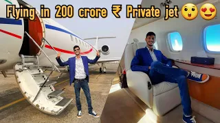 Flying in PRIVATE JET 🛩 for 1st time || Luxurious journey.