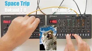Roland S1 and Roland T8- Space Trip - Jam Performance