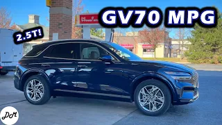 2022 Genesis GV70 2.5T – MPG Test | Real-world Highway Range