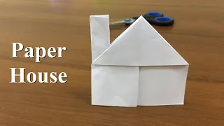 How To Make a Paper House - Simple and Very Easy Origami House Tutorial. Paper Craft