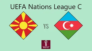 North Macedonia vs Azerbaijan - UEFA Nations League (Group C4)