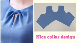 🌟Beautiful, elegant and charming collar design |collar sewing tutorial |le fashion
