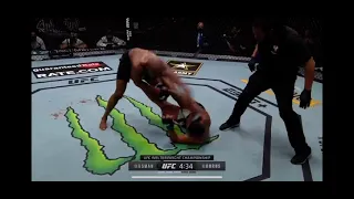 Kamaru Usman Knocks Out Gilbert Burns | UFC