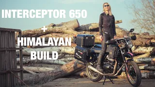 Royal Enfield Interceptor 650  + Himalayan Custom Build / Sound / Custom Series by Tomboy a bit