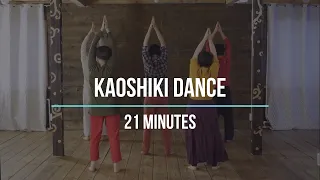 Kaoshiki dance from the back. Slow pace. Dance together for 21 minutes