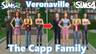 SIMS 2 CAPP FAMILY in SIMS 4 💙 (Juliette's Family) | Recreating Veronaville | SimSkeleton