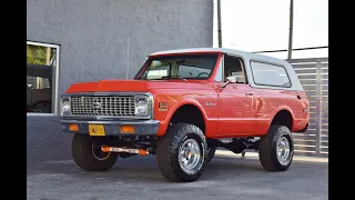 1972 Chevrolet K5 CST AMAZING Frame Up Restoration Walkaround / Start UP (SOLD)