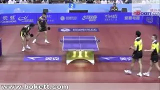 Ma Lin. Xu Xin vs. Wang Hao.  Zhang Ji Ke --- China Table Tennis Open 2010