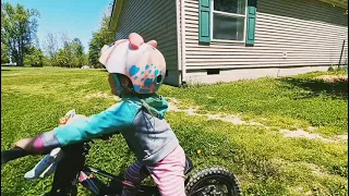 Just a little girl and her Thumpstar electric bike!!!