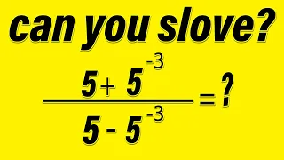 Nice Exponent Math Simplification