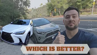 Is 2023 Lexus NX 350h Worth More than $10K over 2022 Rav4 Hybrid? I Thought Toyota Would Be No Match