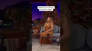 Why Mariah Carey can’t walk on stage