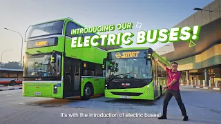 Greener Rides on Our Electric Buses! ⚡️🚌