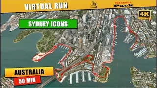 Virtual Run Sydney Icons Australia 4K Virtual Treadmill Run @TreadmillPack