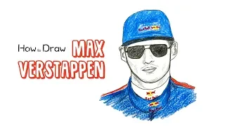 How to Draw Max Verstappen