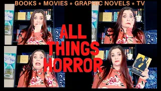 READING VLOG: HORROR EDITION//my first Stephen King, a new release and a classic, horror movies too