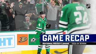 Ducks @ Stars 1/25 | NHL Highlights 2024