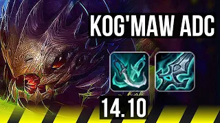 KOG'MAW & Lulu vs KAI'SA & Blitzcrank (ADC) | Legendary, 17/5/10 | EUW Master | 14.10