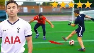 I Challenged TRISTYN LEE To a PRO Football Competition (NEW HEUNG MIN SON 손흥민)