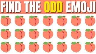 HOW GOOD ARE YOUR EYES #8 l Find The Odd Emoji Out l Emoji Puzzle Quiz | Easy, Medium, Hard