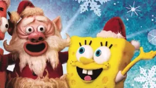 It’s a spongebob Christmas intro Cantonese and Chinese