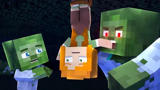 Zombie is being friendly or bloodthirsty | The minecraft life | Minecraft animation