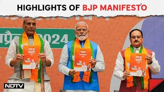 BJP Manifesto | 'Modi Ki Guarantee' For Youth, Women, Farmers: Highlights Of BJP Manifesto