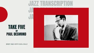 Take Five by Paul Desmond Jazz Guitar Transcription