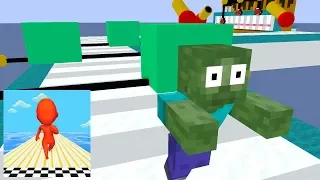 Monster School: FUN RACE 3D Challenge - Minecraft Animation