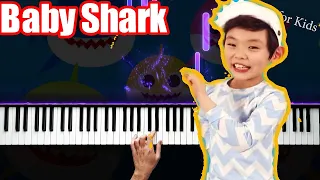Baby Shark Dance - Easy Piano Tutorial