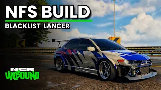 Most Wanted Mitsubishi Lancer (Gameplay & Sound) | NFS Unbound [4K]