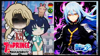 Reincarnated as the 7th Prince react to Rimuru Tempest /Gacha react/ Pt3