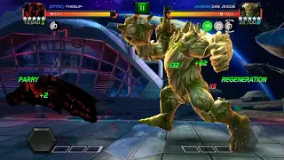 Void Regen (with Killmonger synergy) vs King Groot Node 31 miniboss