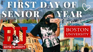 MY FIRST DAY OF SENIOR YEAR AT BOSTON UNIVERSITY