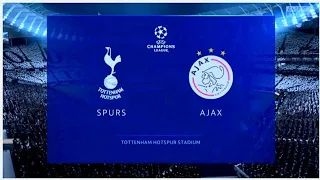 Spurs vs Ajax Champions League Semi Final Fifa 20 Recreation