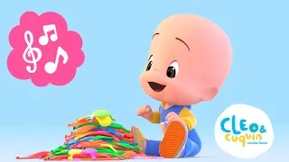 ¡Aprende los colores con Cuquin, Fantasma y los globos! Canciones infantiles de la Familia Telerín