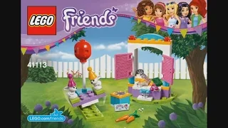 LEGO Friends 41113 Party Gift Shop - instruction timelapse