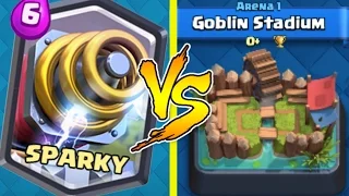 SPARKY TROLLING ARENA 1 | Clash Royale Funny Moments, Wins, Trolling & Legendary Arena 1 Gameplay