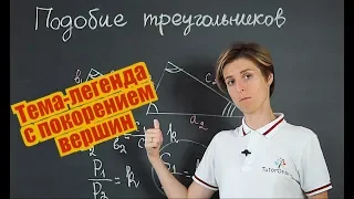 Подобие треугольников. Признаки подобия треугольников (часть 1) | Математика