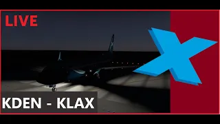 X-Plane 11 LIVE | ALPACA AIRWAYS - Zibo 737-800! KDEN - KLAX (Denver to Los Angeles)
