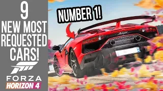 Forza Horizon 4 - 9 NEW Most Request Cars We Are ALL WISHING For!