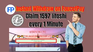 Litecoin Faucet Earning Sites 2020 | Claim 1597 Satoshi Every 1 Minute |